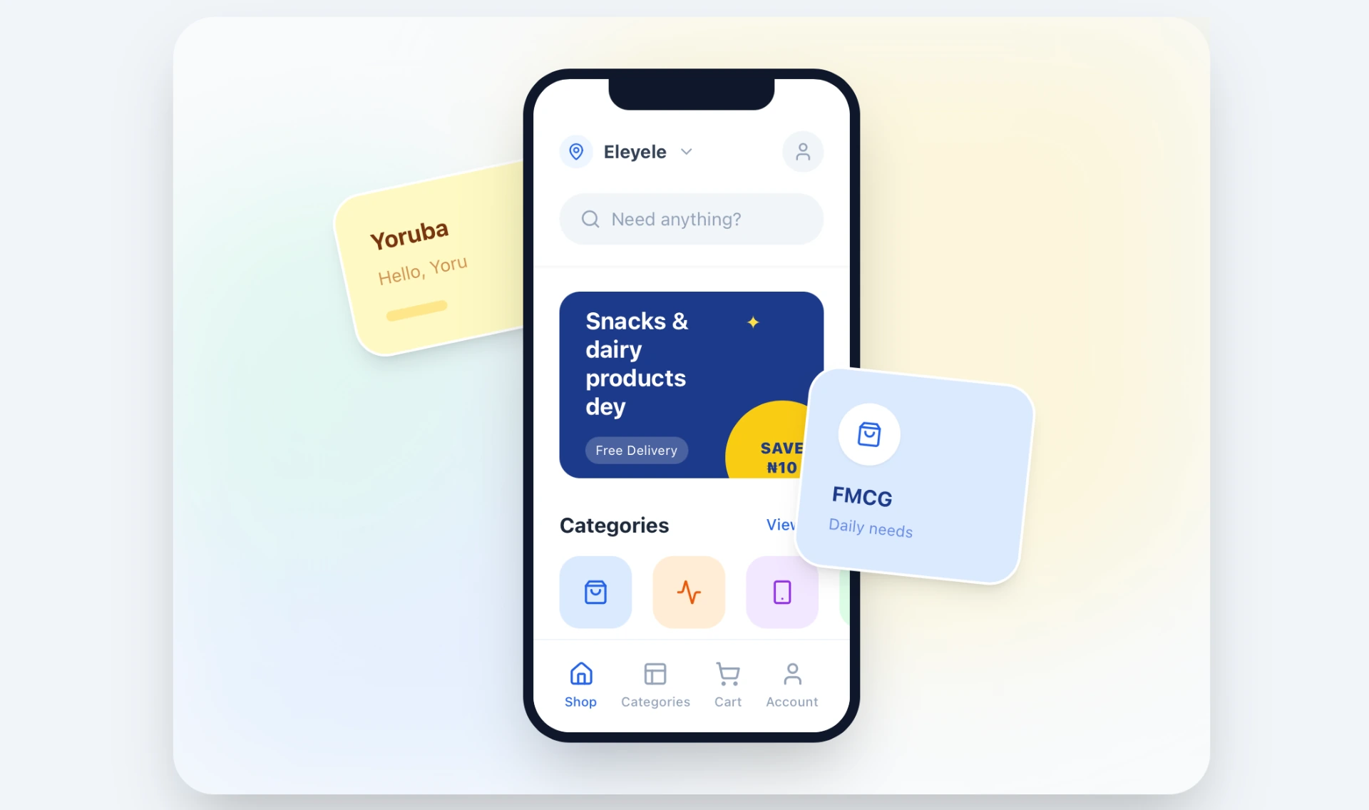 AlerzoShop screens