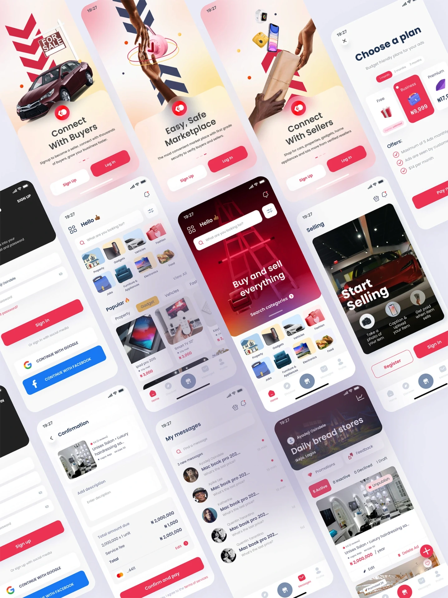 EkoHub screens